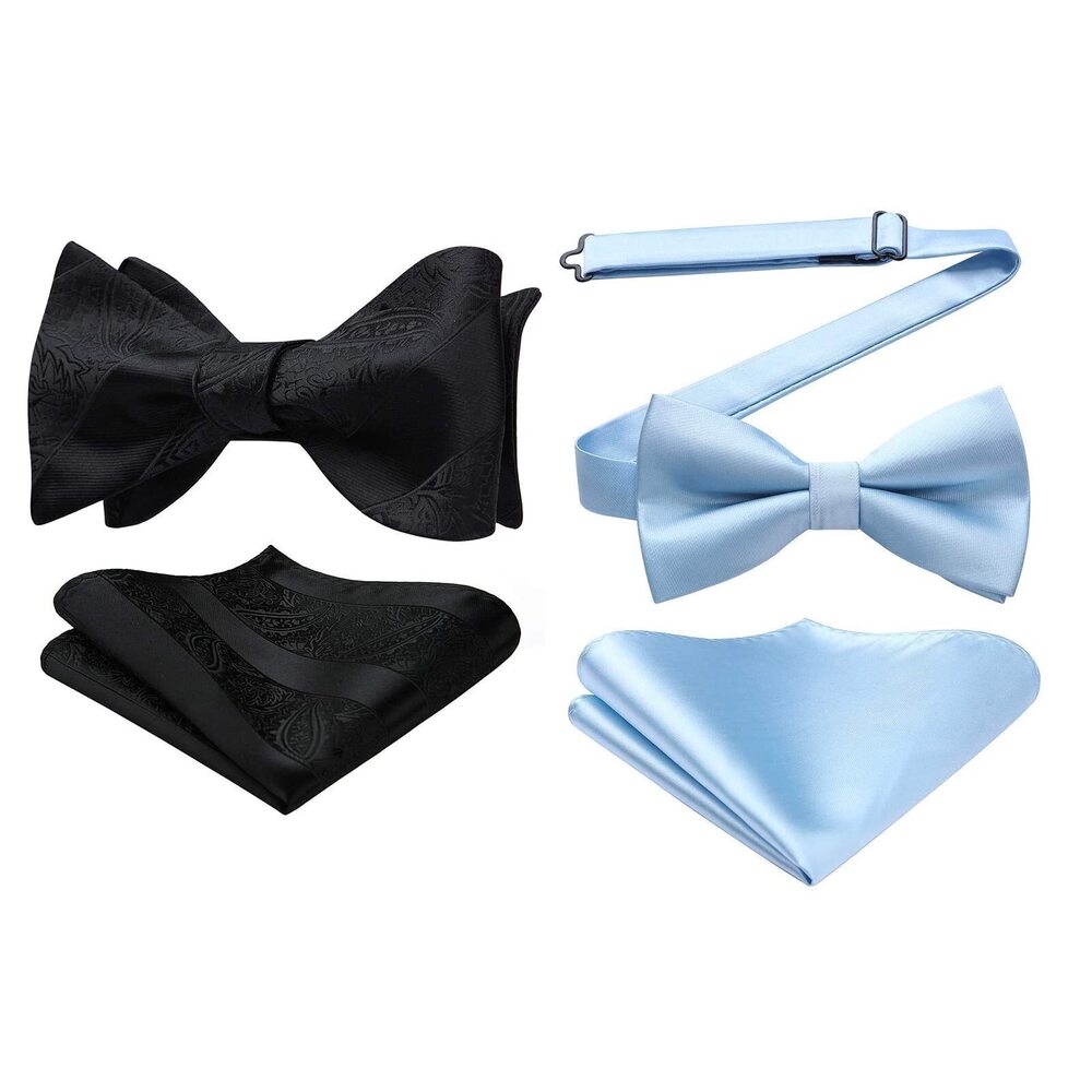 1097 Bow Ties Floral Self Tie Bow Tie & Pre-tied Bow Tie